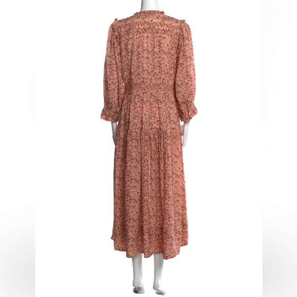 DOEN Monet Dress in Pink Valley Floral print Sz L - Picture 5 of 5